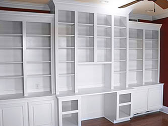 Round River Woodworking Bookshelves