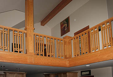 Round River Woodworking Stairs